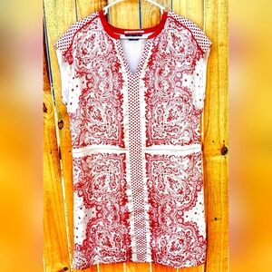 Maison Scotch Bandana Print Shift Dress- SIZE 2